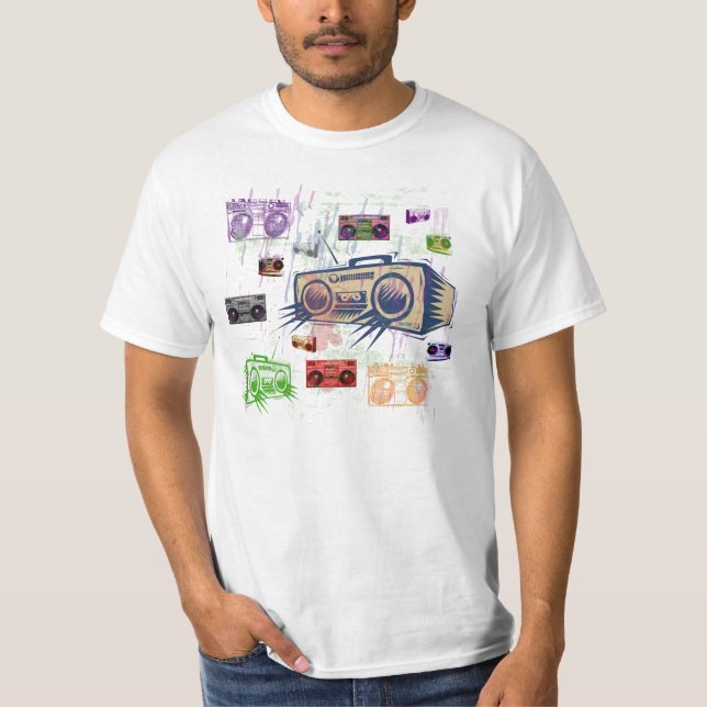 Camiseta Boomboxes (Anverso)
