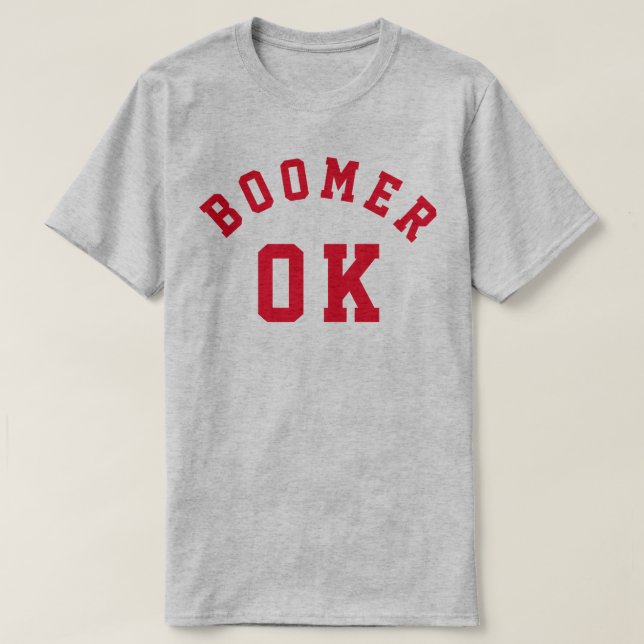 Camiseta Boomer OK (Diseño del anverso)
