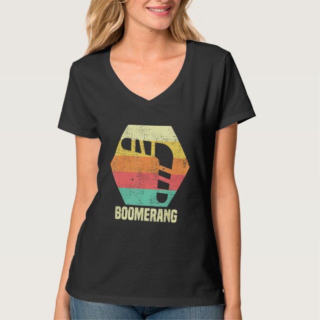 Camiseta Boomerang antiguo retro vintage (Anverso)
