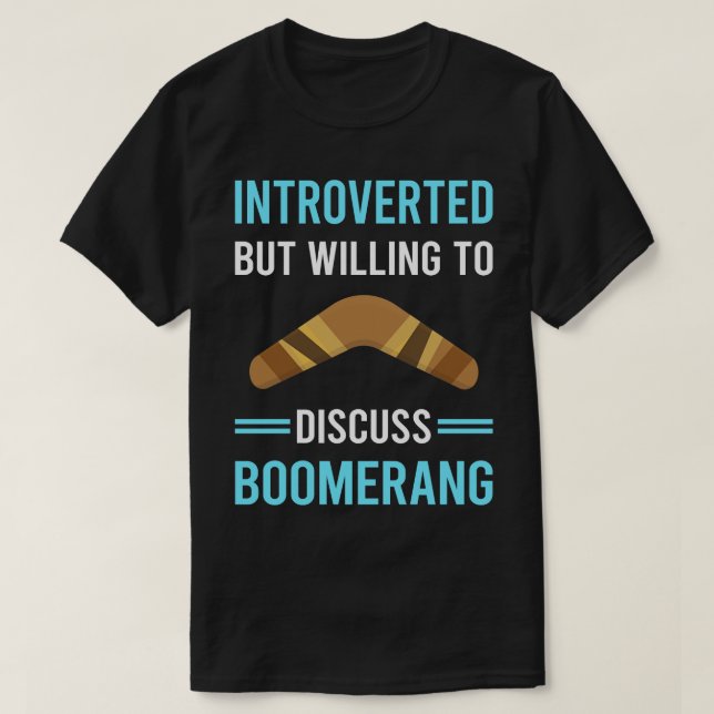 Camiseta Boomerang introvertido (Diseño del anverso)