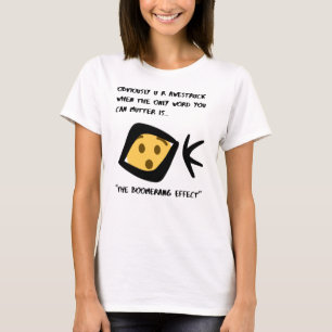 Camiseta Boomerange de la "camiseta de Tee" blanca