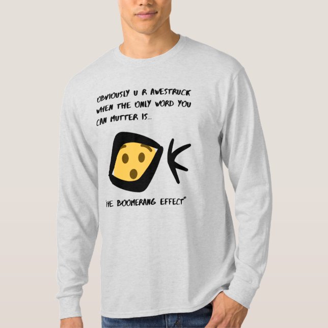 Camiseta Boomerange De Manga Larga Básica "Awestructurk" (Anverso)