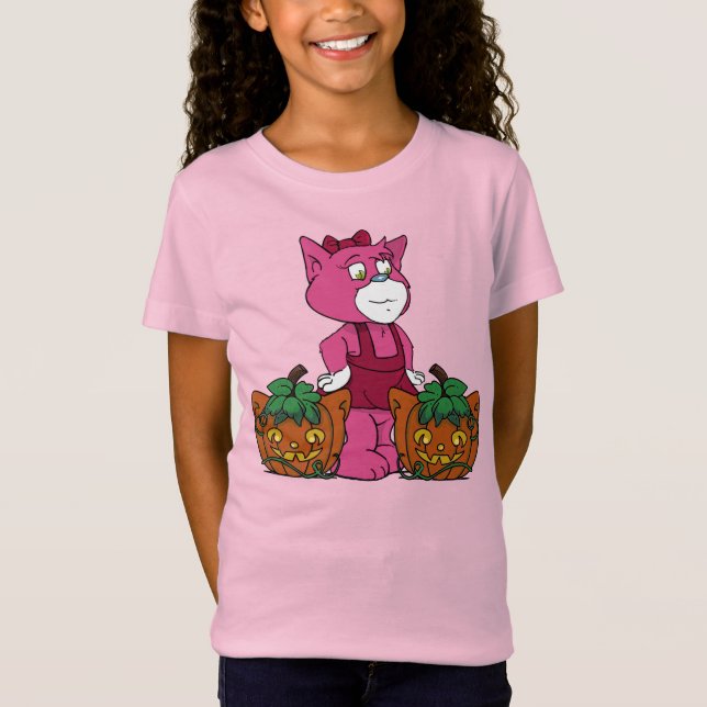 Camiseta Boomi Gats Kitty Pumpkins (Anverso)