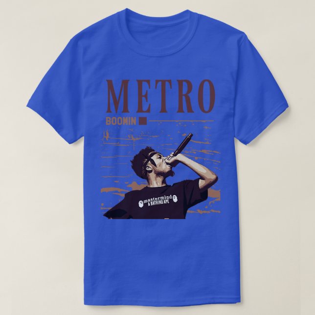 Camiseta Boomin de Metro (Diseño del anverso)