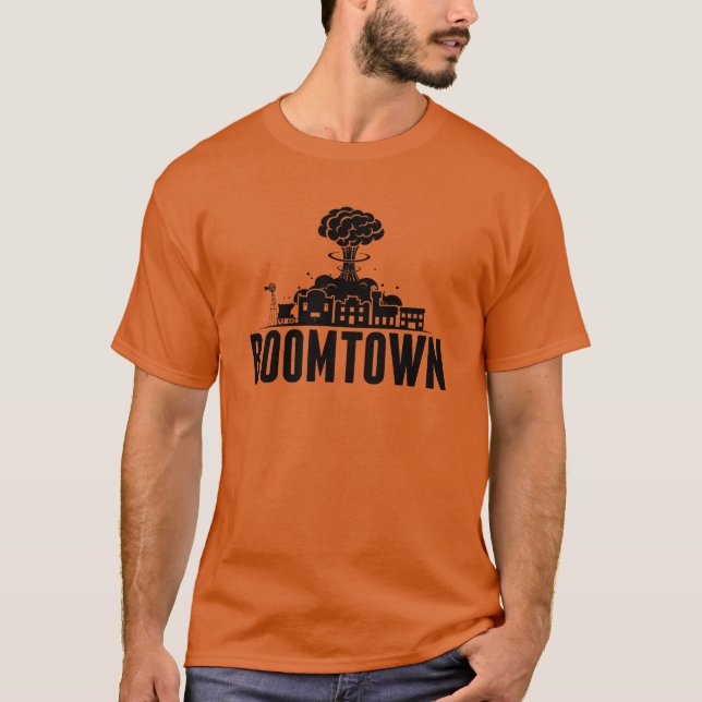 Camiseta ¡Boomtown! (Anverso)