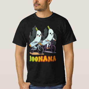 Camiseta Boonana Cute Ghost Banana Ciclismo Fruta Halloween