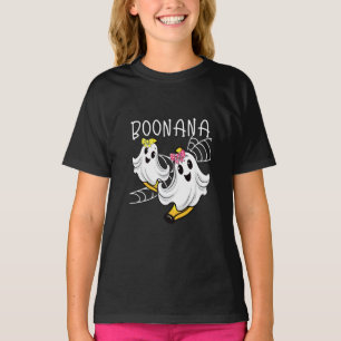 Camiseta Boonana Fantasma Lindo Plátano Halloween