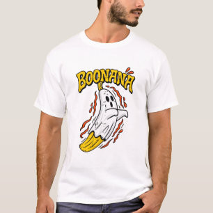 Camiseta Boonana Fantasma Plátano Monstruoso Halloween