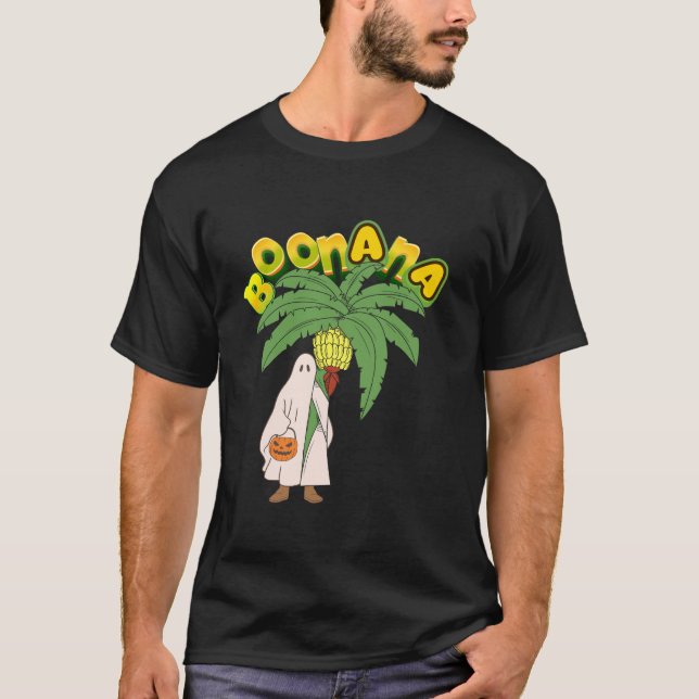 Camiseta Boonana Spooky Banana Ghost Halloween (Anverso)