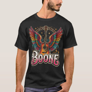 Camiseta Boone Amante de la Música Vibes Colorido