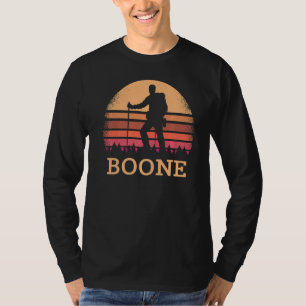 Camiseta Boone North Carolina Senderismo por la pista de vi