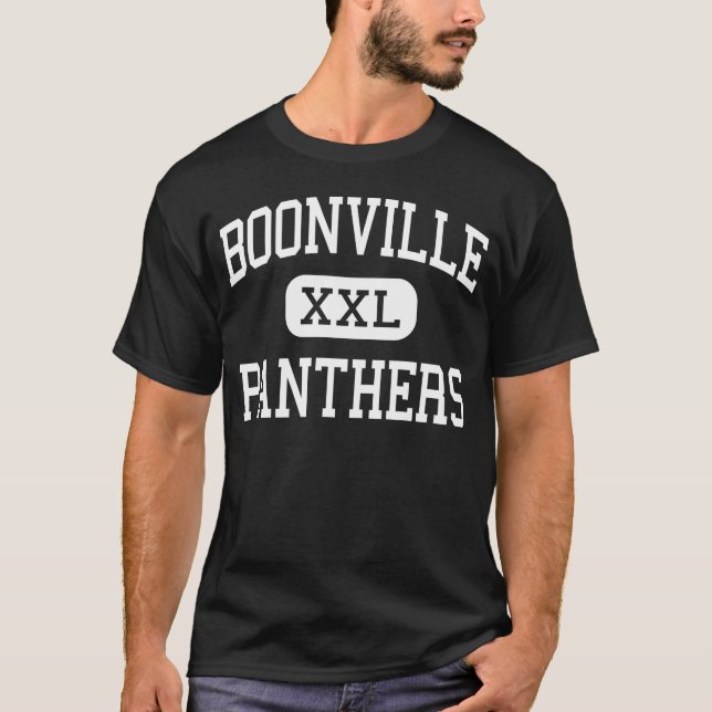 Camiseta Boonville - panteras - joven - Boonville Indiana (Anverso)