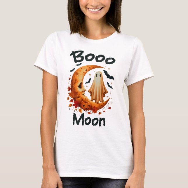Camiseta Booo Moon Halloween (Anverso)