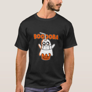 Camiseta Boooba Kawaii Boba Bebida De Té Escondida Dentro D