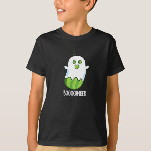 Camiseta Booocumber Funny Ghost Cucumber Pun Dark BG