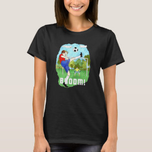 Camiseta Booom Niño de Fútbol Patea Pelota  Creativo
