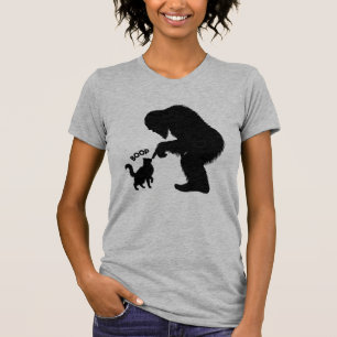 Camiseta Boop de gato peludo juguetón Bigfoot
