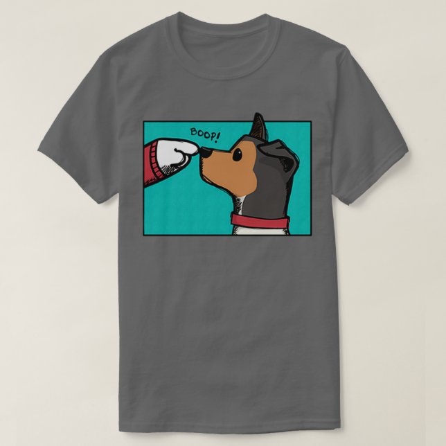 Camiseta Boop de perros  (Diseño del anverso)