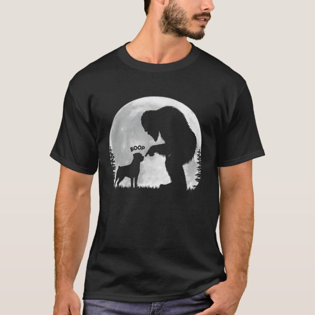 Camiseta Boop de Rottweiler Bigfoot (Anverso)
