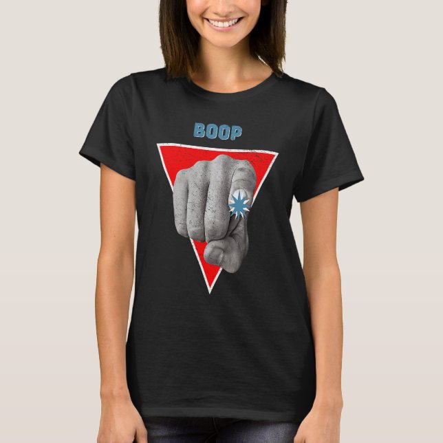 Camiseta Boop el hocico angustiado (Anverso)