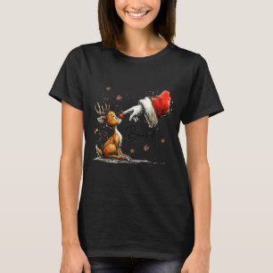 Camiseta Boop Santa divertido granjero reno lindo Navidad H