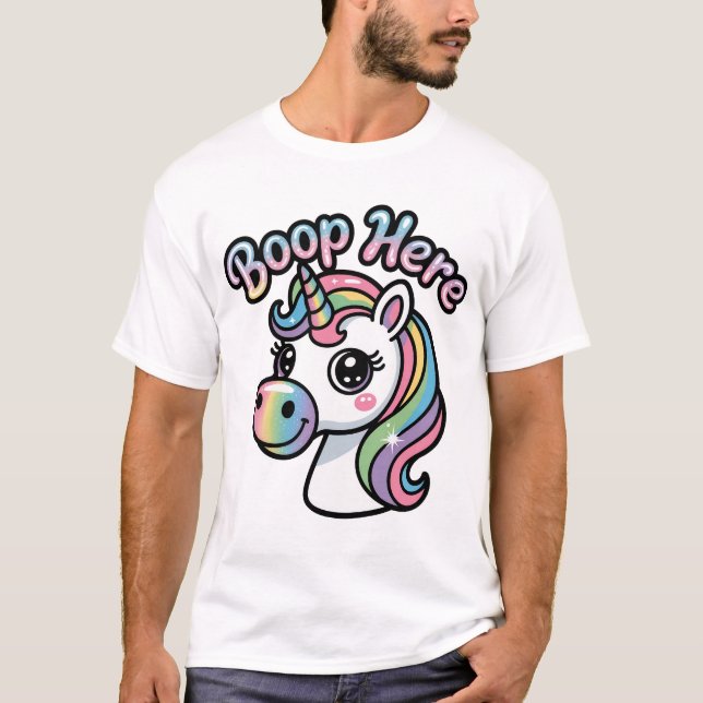 Camiseta Boop the Rainbow - Edición Unicornio (Anverso)