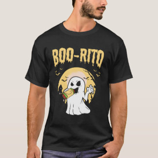 Camiseta Boorito Divertido Cstume Fantasma Hombres Mujeres