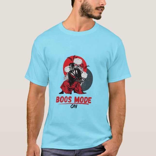 Camiseta "Boos Mode Samurai" (Anverso)