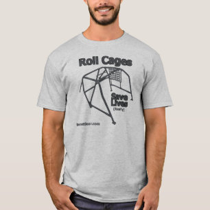 Camiseta BoostGear.com - jaulas del rollo ahorre las vidas