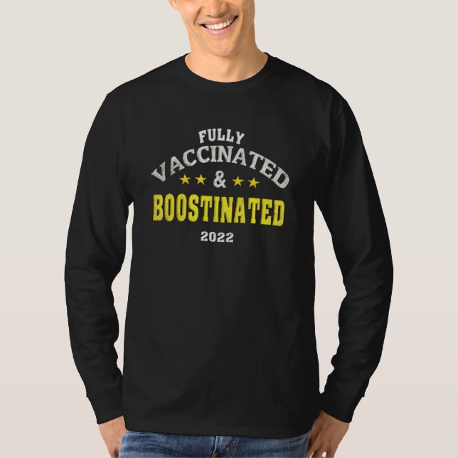 Camiseta Boosti Graciosamente Vacunada Y Boostinada 2022 (Anverso)
