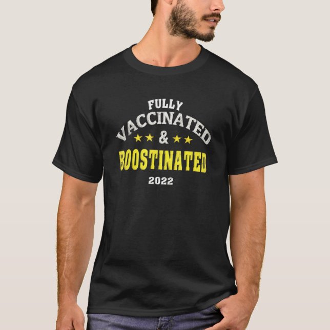 Camiseta Boosti Graciosamente Vacunada Y Boostinada 2022 (Anverso)