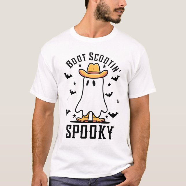 Camiseta Boot Scootin Spooky  (Anverso)