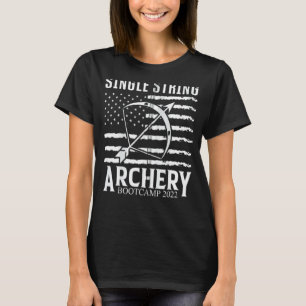 Camiseta Bootcamp 2022 de tiro con arco de una sola cuerda