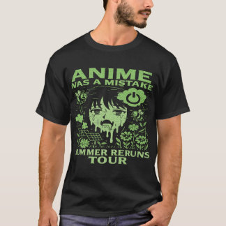 Camiseta Bootleg Anime Tour Unisex Softstyle T-Shirt - Hier