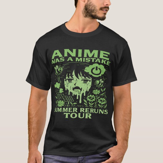 Camiseta Bootleg Anime Tour Unisex Softstyle T-Shirt - Hier (Anverso)