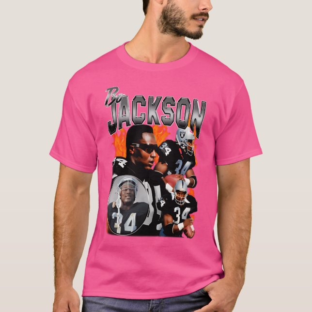 Camiseta Bootleg Bo Jackson (Anverso)