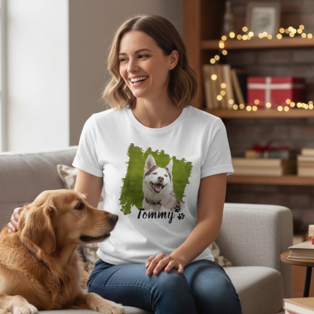 Camiseta Bootleg Dog Pet Photo 90s Retro Family Collage  (Bootleg Dog Pet Photo 90s Retro Family Collage Design Shirt)