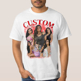 Camiseta Bootleg I Love My Hot Girlfriend Heart GF 1WH1