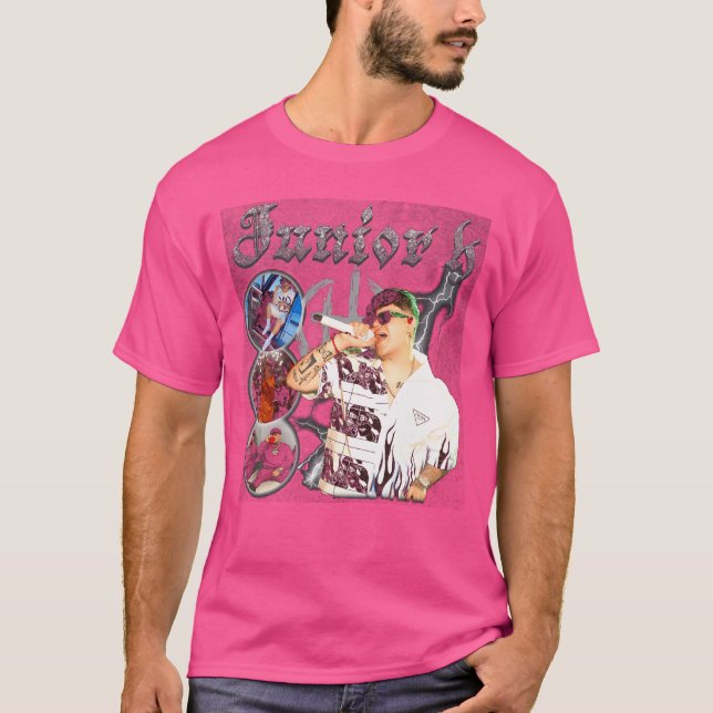 Camiseta Bootleg Retro Junior H (Anverso)