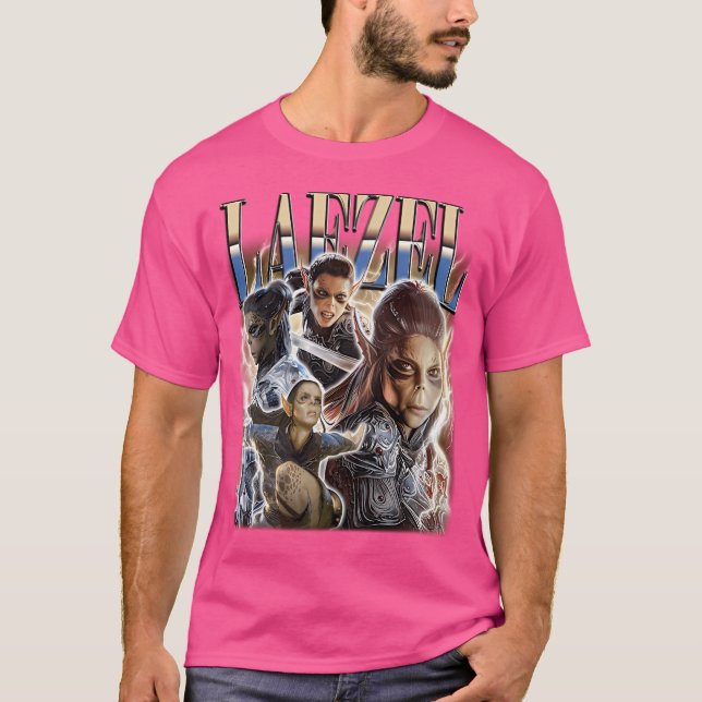 Camiseta Bootleg retro retro de lanchas de Lae'Zel (Anverso)