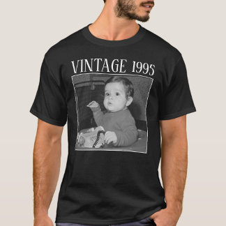 Camiseta Bootleg Vintage Cumpleaños Feliz Foto Familia 2B1