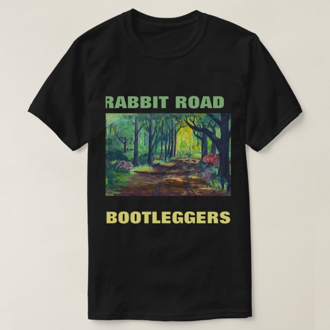 CAMISETA BOOTLEGGERS DE CARRETERA DE RABBIT (Diseño del anverso)
