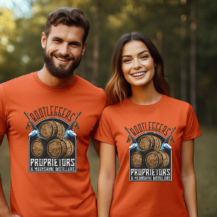 Camiseta Bootleggers Proprietors Moonshine Distiler T-Shire