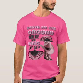 CAMISETA BOOTOS EN EL SUELO (ROSA)