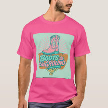 Boots a la tierra - Tee de energía de las vacas