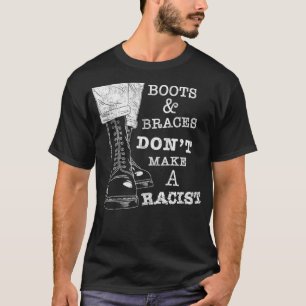Camiseta Boots and Braces   AntiRacism Street Punks  Skinhe