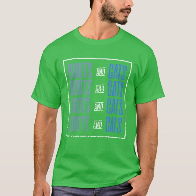 Camiseta Boots and Cats friend (Anverso)