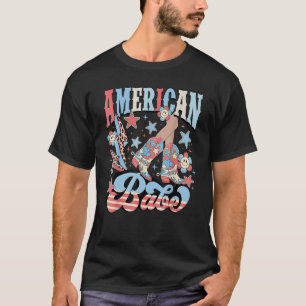 Camiseta Boots contra las vacas occidentales Chicas estadou