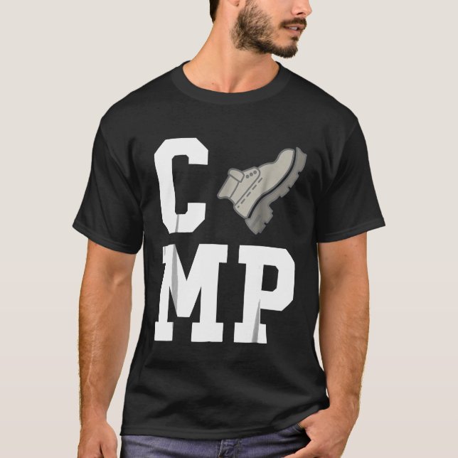 Camiseta Boots de excursión - Camping T-Shirt (Anverso)