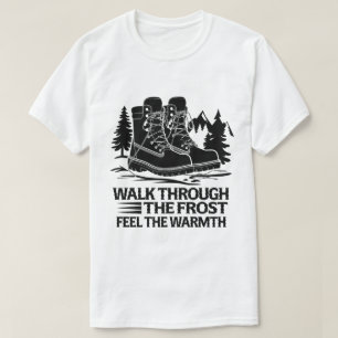 Camiseta Boots de excursión de invierno: Aventura de montañ